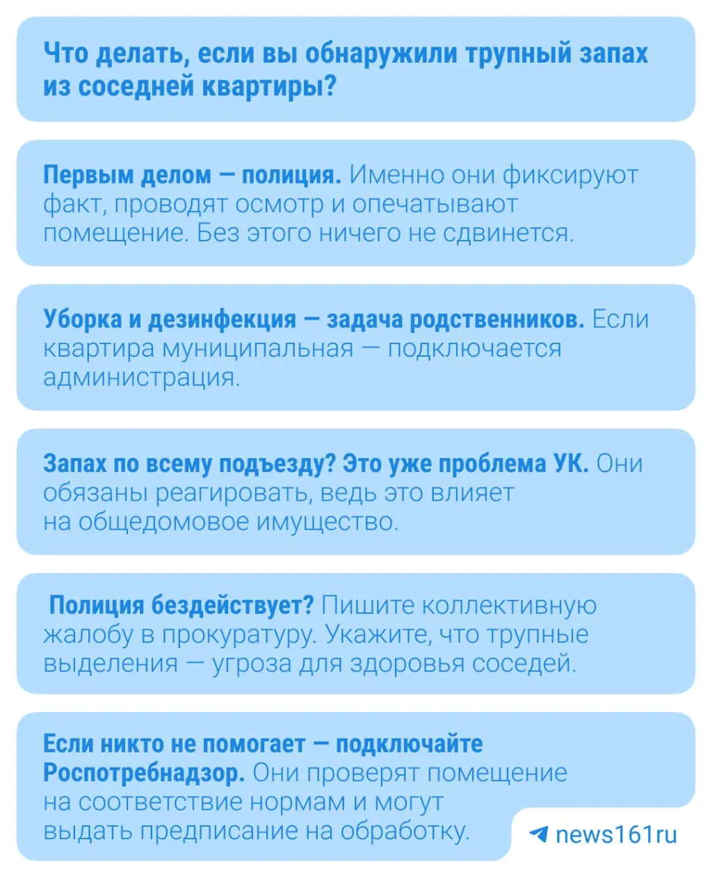 На улице Киргизская, 3 обнаружили тело одинокого мужчины. Тело вынесли около 2:00, но запах распространился по подъезду ещё ночью. Жильцы жалуются на тошноту; в доме нет УК и ТСЖ, уборку и доступ в квартиру осложняют юридические нюансы.