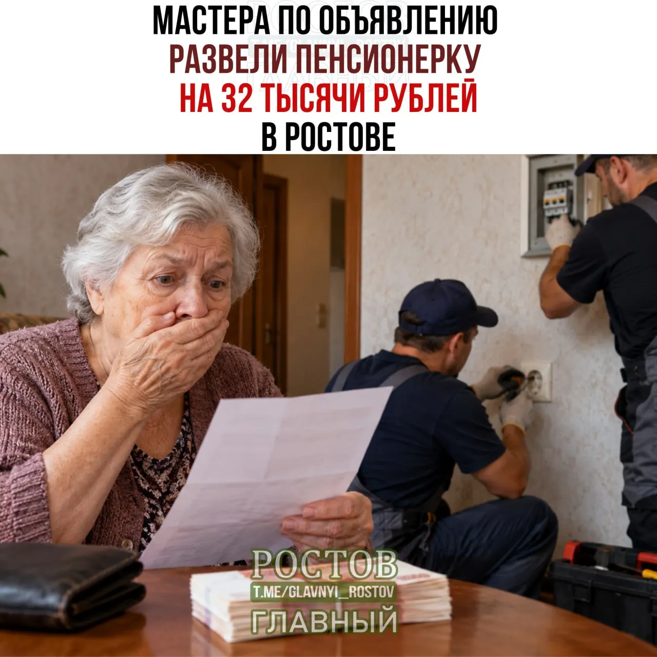 Пенсионерка из Ростова-на-Дону заплатила почти 32 тысячи рублей за замену одной розетки и двух предохранителей после вызова мастеров по объявлению.