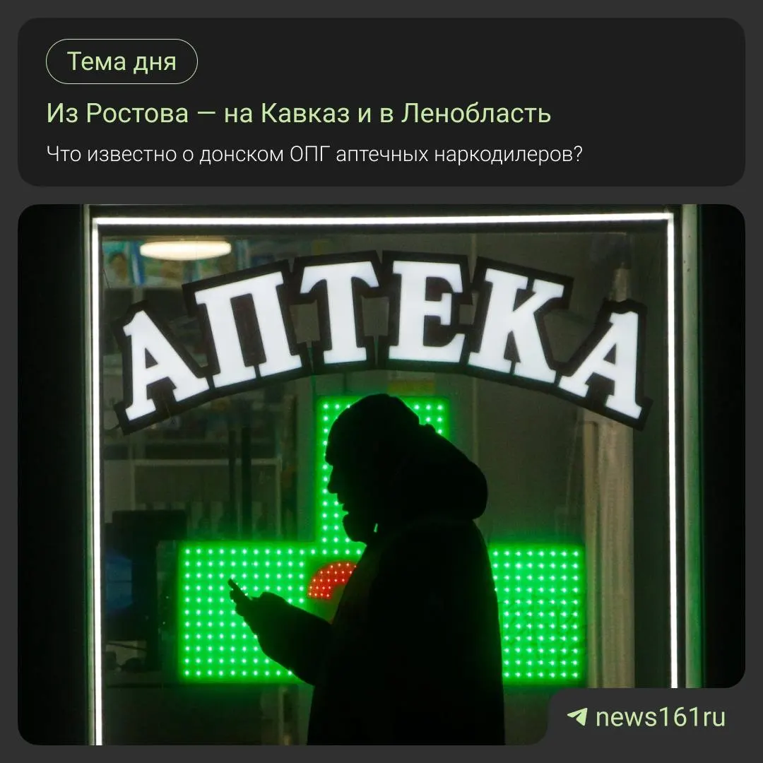 В Ростовской области в четырех городах аптеки продавали сильнодействующие препараты без рецептов; пятеро подозреваемых обвиняются в создании организованной преступной группы. Суд отправил их под стражу.