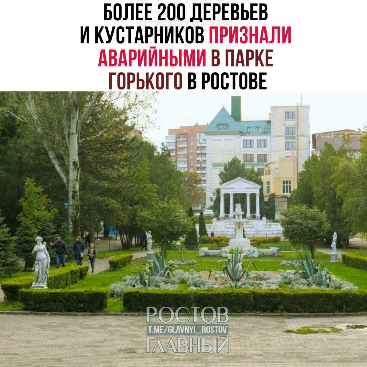 Проверка около 2,5 тысячи растений показала: только 155 экземпляров полностью здоровы, почти три четверти ослаблены, 201 дерево или куст нужно вырубить.