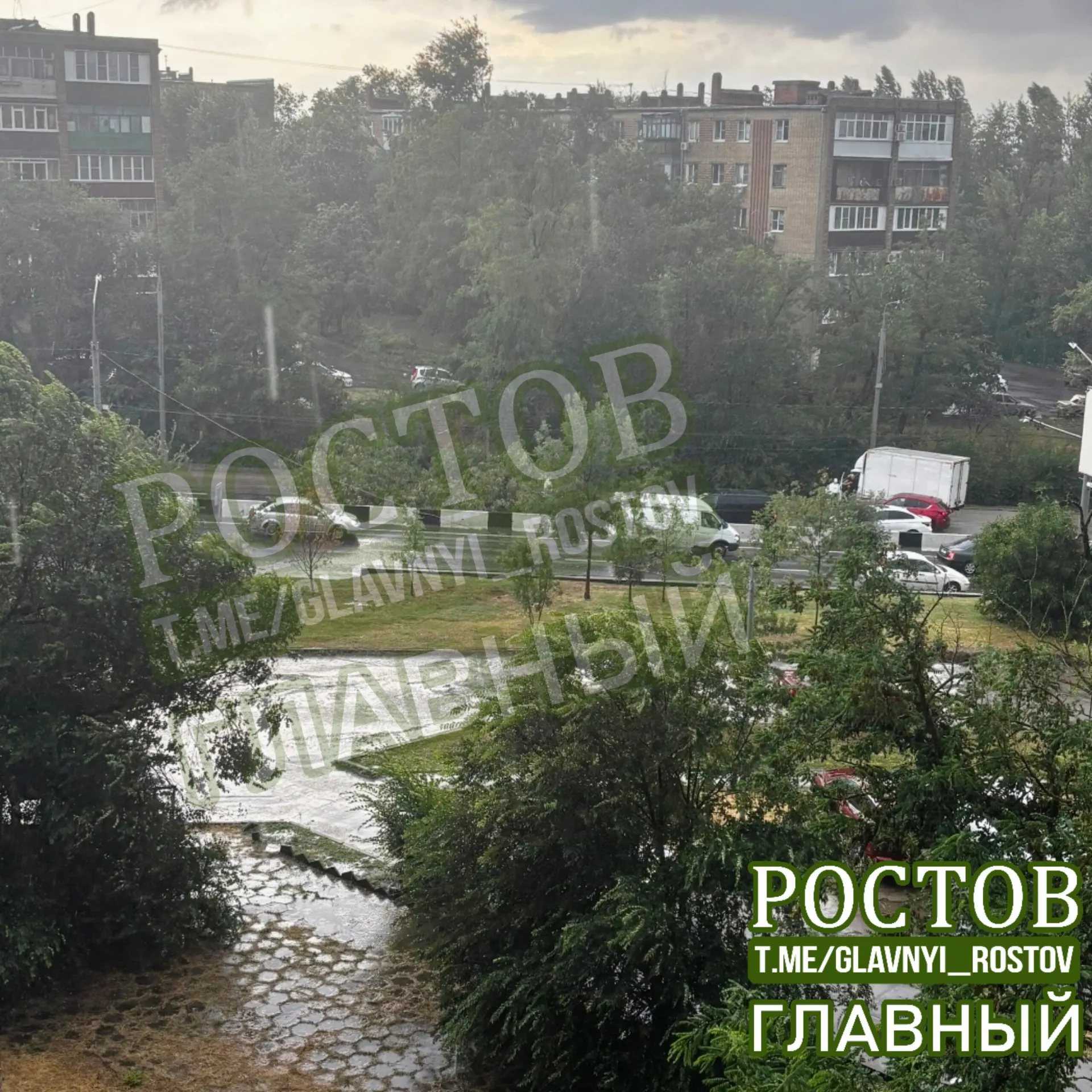 Дерево рухнуло на проезжую часть на улице Штахановского — движение затруднено, очевидцы сообщают о перекрытии дороги.