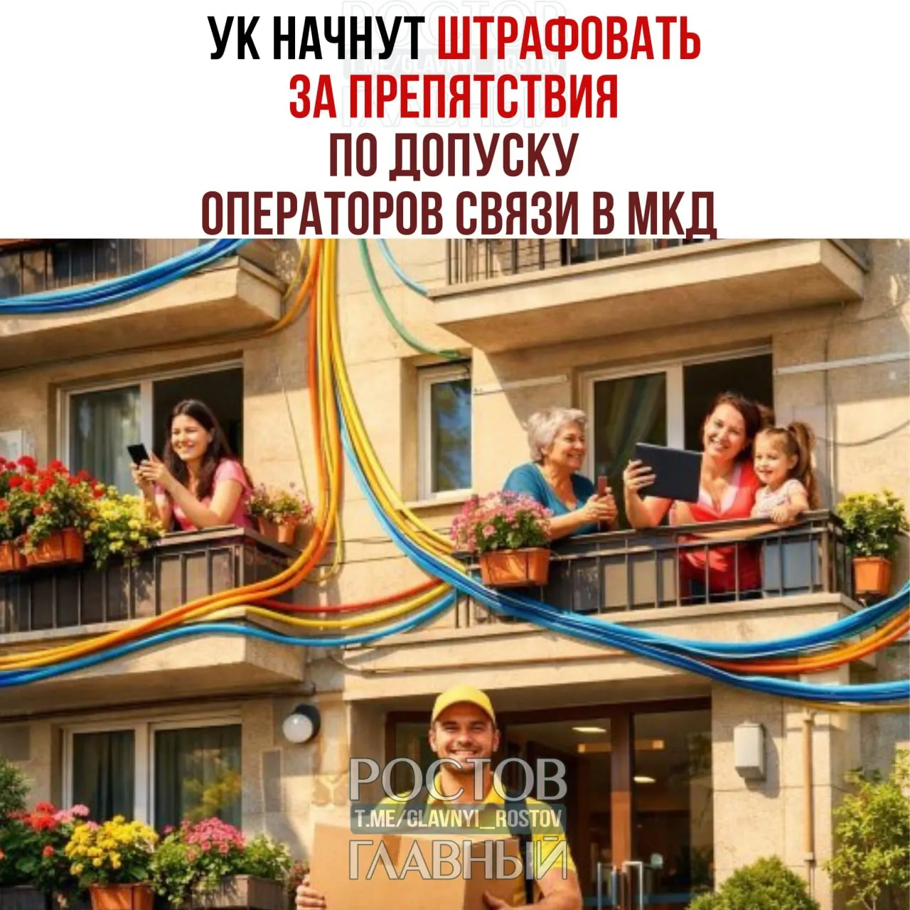 За препятствия при установке, обслуживании и демонтаже интернет-кабелей, антенн и другого оборудования вводятся штрафы: для должностных лиц — 10–40 тыс. руб., для юрлиц — 100–500 тыс. руб.