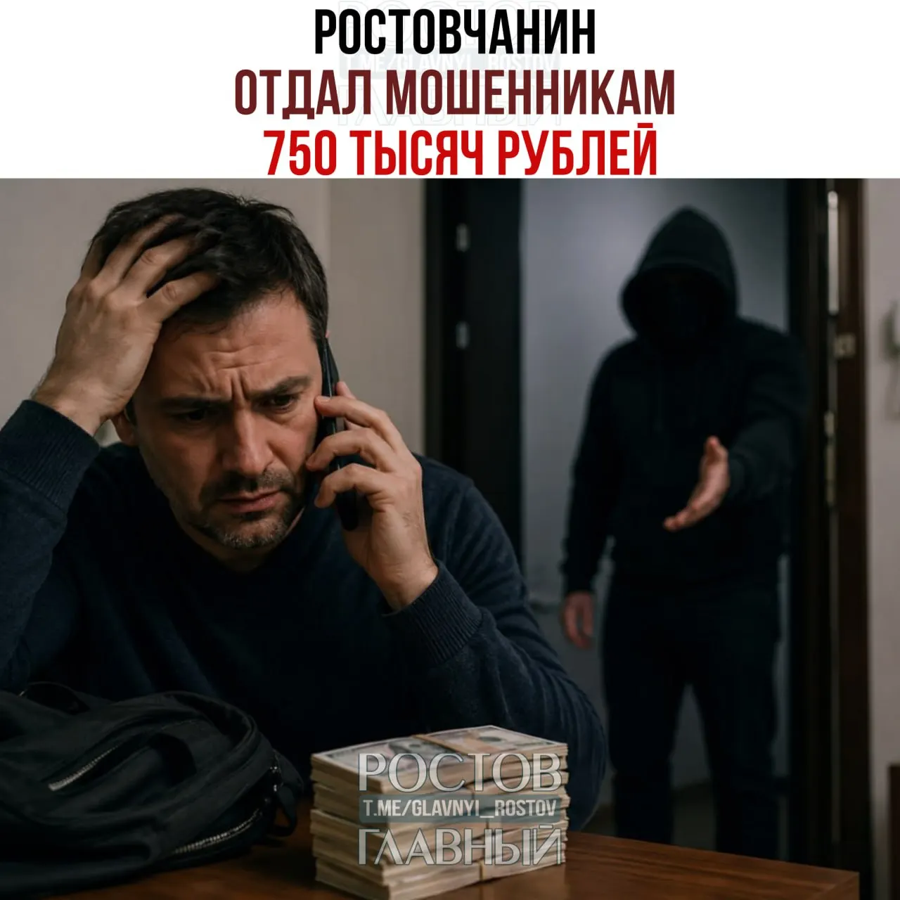 Злоумышленник по телефону сообщил о якобы участии бывшей жены в ДТП и убедил мужчину передать деньги курьеру. Позже выяснилось, что аварии не было — полиция возбудила уголовное дело о мошенничестве.