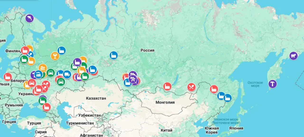 Проект «Антиджоб» собрал интерактивную карту случаев остановки производств, массовых увольнений, задержек зарплат и переводов на сокращённую рабочую неделю по всей России — с начала 2026 года зафиксировано 47 таких предприятий.